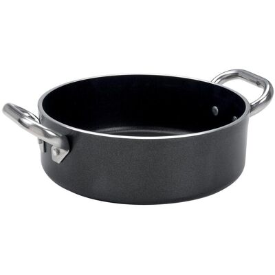 Agnelli Pentola bassa antiaderente - 40cm, 5mm, Manico inox Agnelli Pentola bassa antiaderente - 40cm, 5mm, Manico inox