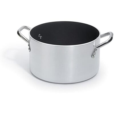 Fasa Casseruola alta in alluminio antiaderente con maniglie in acciaio inox, spessore 3 mm, diam. 16cm Fasa Casseruola alta in alluminio antiaderente con maniglie in acciaio inox, spessore 3 mm, diam. 16cm