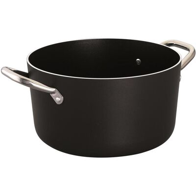 Fasa Casseruola alta in alluminio antiaderente con maniglie in acciaio inox, spessore 3 mm, diam. 24cm Fasa Casseruola alta in alluminio antiaderente con maniglie in acciaio inox, spessore 3 mm, diam. 24cm
