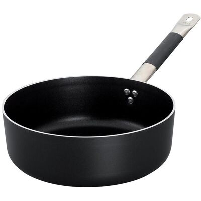 Fasa Casseruola bassa in alluminio antiaderente con manico in acciaio inox, spessore 3 mm, diam. 20cm Fasa Casseruola bassa in alluminio antiaderente con manico in acciaio inox, spessore 3 mm, diam. 20cm