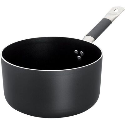 Fasa Casseruola alta in alluminio antiaderente con manico in acciaio inox con guaina termoresistente, spessore 5 mm, diam. 24cm Fasa Casseruola alta in alluminio antiaderente con manico in acciaio inox con guaina termoresistente, spessore 5 mm, diam. 24cm