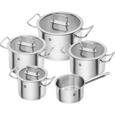 Set di pentole per induzione in acciaio inox linea ZWILLING Pro, 5 pezzi Set di pentole per induzione in acciaio inox linea ZWILLING Pro, 5 pezzi