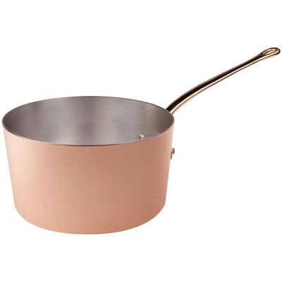 Pentola in rame Agnelli - Manico in ottone - Diametro 22cm - Altezza 11,2cm - Capacità 4L Pentola in rame Agnelli - Manico in ottone - Diametro 22cm - Altezza 11,2cm - Capacità 4L