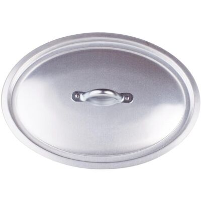 Pentole Agnelli - Oval Aluminum Lid - 50cm - 3mm - Lid Pentole Agnelli - Oval Aluminum Lid - 50cm - 3mm - Lid