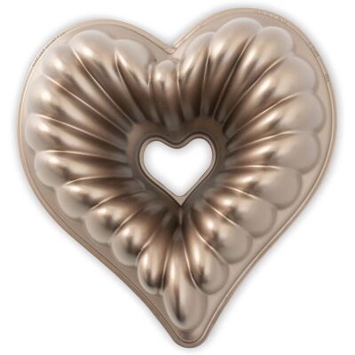 Nordic Ware Toffee Stampo Bundt Cuore Elegante - Stampo per Torta Nordic Ware Toffee Stampo Bundt Cuore Elegante - Stampo per Torta