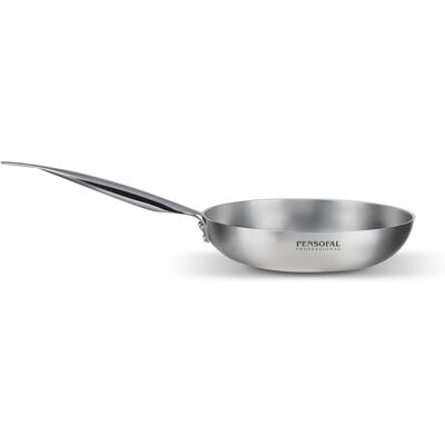 Pensofal Padella alta in alluminio con manico inox linea Ristochef, diam. 24 cm Pensofal Padella alta in alluminio con manico inox linea Ristochef, diam. 24 cm