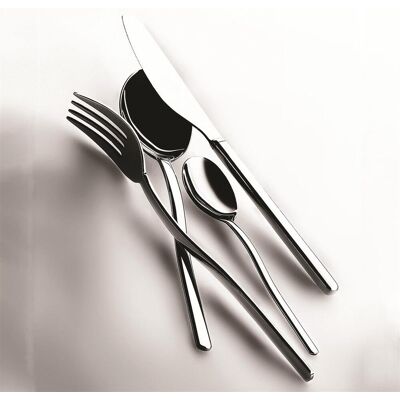 Mepra Servizio posate in acciaio inox linea Sveva 24 pezzi Mepra Servizio posate in acciaio inox linea Sveva 24 pezzi