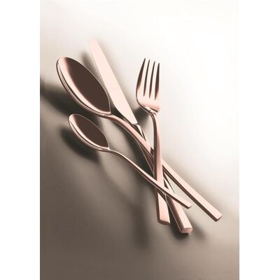Mepra Servizio posate in acciaio inox e titanio linea Atena Bronzo 24 pezzi Mepra Servizio posate in acciaio inox e titanio linea Atena Bronzo 24 pezzi