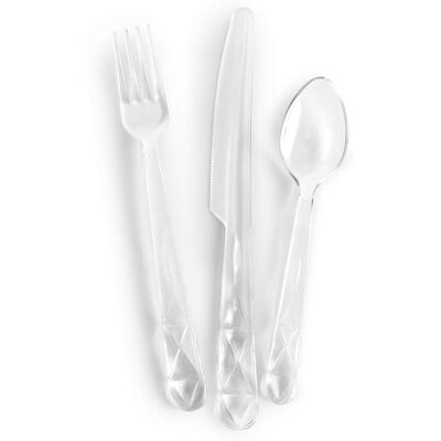 Posate riutilizzabili in plastica Sagaform - 12 pezzi Posate riutilizzabili in plastica Sagaform - 12 pezzi