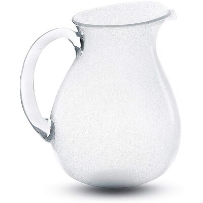 Memento - Emporio Zani Caraffa da tavola Memento Glass in vetro, Bianco Trasparente Memento - Emporio Zani Caraffa da tavola Memento Glass in vetro, Bianco Trasparente
