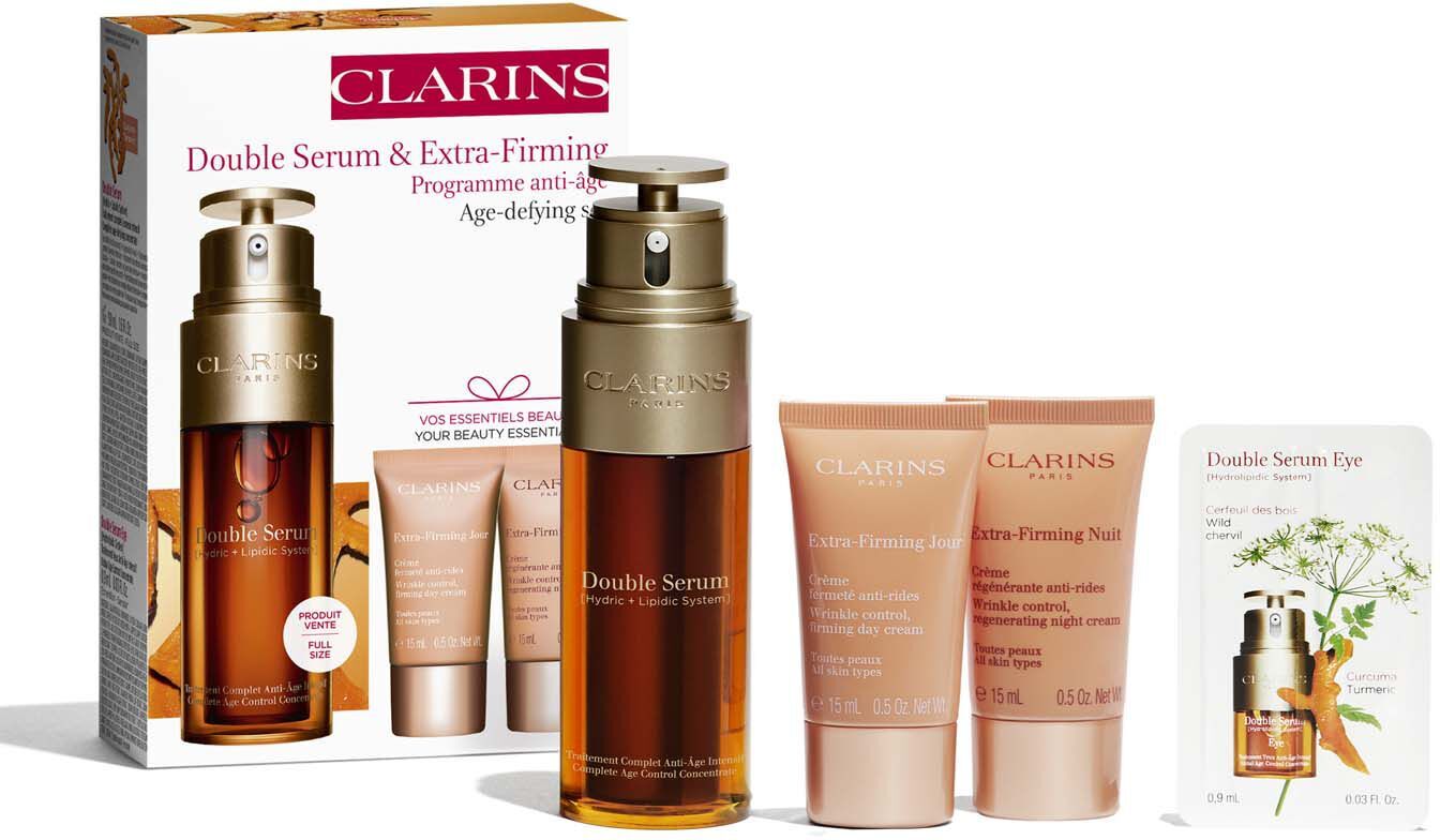 Clarins Double Serum ed Extra-Firming. Programma giovinezza.