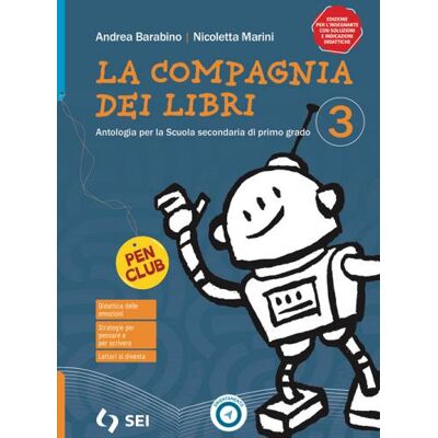 SEI La compagnia dei libri. Con esame di stato. Per la Scuola media. Con espansione online - Andrea Barabino ISBN:9788805080243 SEI La compagnia dei libri. Con esame di stato. Per la Scuola media. Con espansione online - Andrea Barabino ISBN:9788805080243
