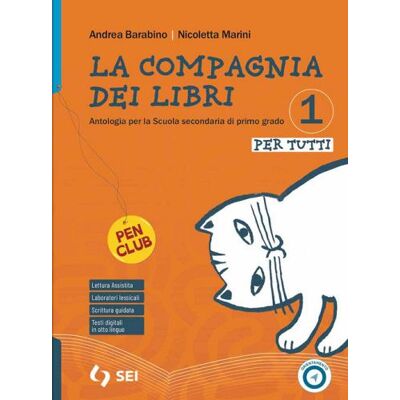 SEI La compagina dei libri. Per tutti. Bisogni educativi speciali. Per la Scuola media. Con espansione online - Andrea Barabino ISBN:9788805080250 SEI La compagina dei libri. Per tutti. Bisogni educativi speciali. Per la Scuola media. Con espansione online - Andrea Barabino ISBN:9788805080250