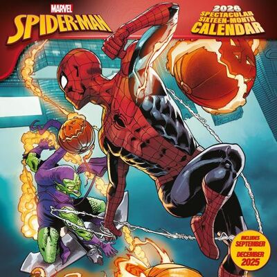Alpha Edition Calendario 2026 da parete spider-man 30 x 30 cm ISBN:9781804232507 Alpha Edition Calendario 2026 da parete spider-man 30 x 30 cm ISBN:9781804232507