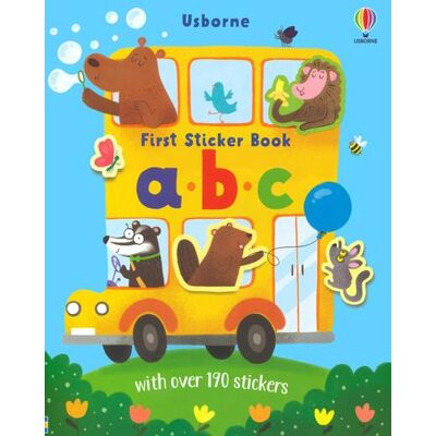 Usborne ABC. First sticker book - Alice Beecham ISBN:9781803702773 Usborne ABC. First sticker book - Alice Beecham ISBN:9781803702773