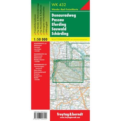 Freytag & Berndt Danube bike trail Passau Eferding Sauwal ISBN:9783707906042 Freytag & Berndt Danube bike trail Passau Eferding Sauwal ISBN:9783707906042
