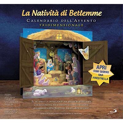 San Paolo Edizioni La natività di Betlemme. Calendario dell'Avvento tridimensionale. Ediz. illustrata ISBN:9788821596254 San Paolo Edizioni La natività di Betlemme. Calendario dell'Avvento tridimensionale. Ediz. illustrata ISBN:9788821596254
