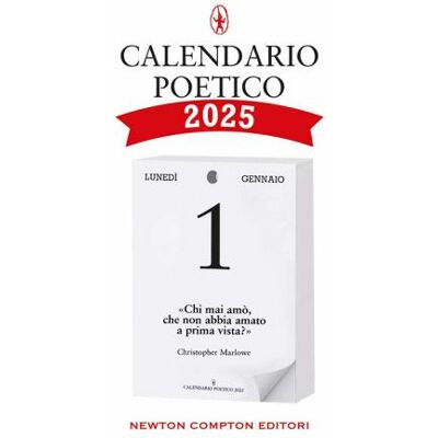 Newton Compton Editori Calendario poetico 2025 ISBN:9788822787798 Newton Compton Editori Calendario poetico 2025 ISBN:9788822787798