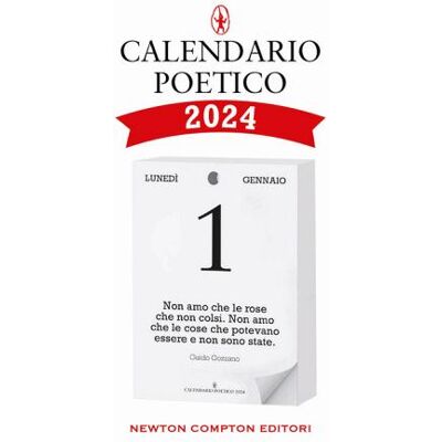 Newton Compton Editori Calendario poetico 2024 ISBN:9788822778741 Newton Compton Editori Calendario poetico 2024 ISBN:9788822778741