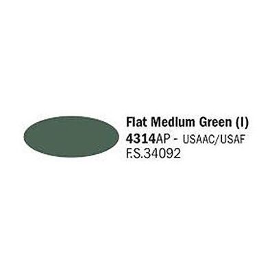 Italeri - Flat Medium Green I - 20 ml - Flat - Paint Italeri - Flat Medium Green I - 20 ml - Flat - Paint