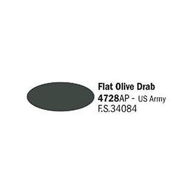 Italeri - Boccetta colore 20 ml Flat Olive Drab Us Army Italeri - Boccetta colore 20 ml Flat Olive Drab Us Army