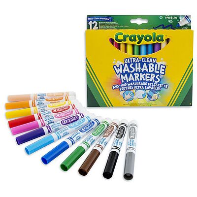 Crayola - 12 Pennarelli Maxi Lavabili Crayola - 12 Pennarelli Maxi Lavabili
