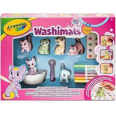 Crayola - Washimals Pets Set Attività Con Adesivi (74-7515) Crayola - Washimals Pets Set Attività Con Adesivi (74-7515)