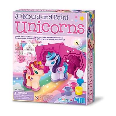 4M - Modella & Dipingi - Unicorni Glitter 3D 4M - Modella & Dipingi - Unicorni Glitter 3D