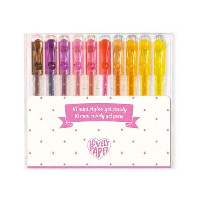 Djeco - 10 Mini Penne Candy Gel (DD03786) Djeco - 10 Mini Penne Candy Gel (DD03786)
