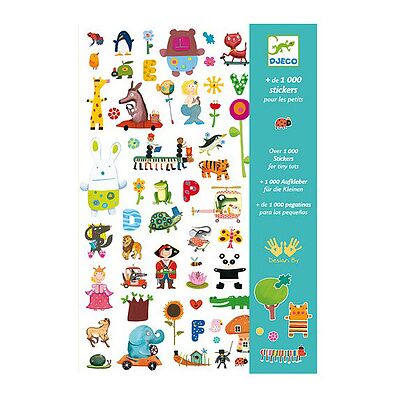 Djeco - 1000 stickers for little ones - Small gifts for little ones - Djeco - 1000 stickers for little ones - Small gifts for little ones -