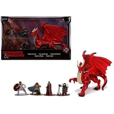 Jada - Dungeons & Dragons Giftpack Deluxe con 5 personaggi in die-cast Jada - Dungeons & Dragons Giftpack Deluxe con 5 personaggi in die-cast