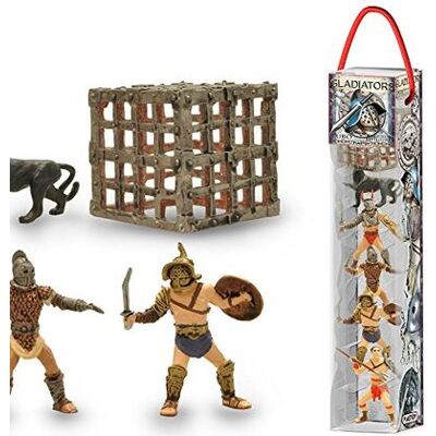 Plastoy - Gladiatori - Tubo 6 Figure Plastoy - Gladiatori - Tubo 6 Figure