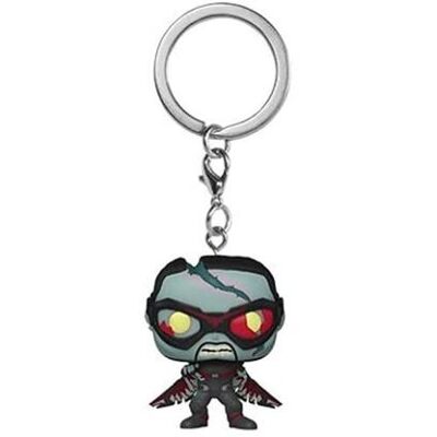Funko POP - Marvel: ! Keychain - What If.. ? - Zombie Falcon Funko POP - Marvel: ! Keychain - What If.. ? - Zombie Falcon