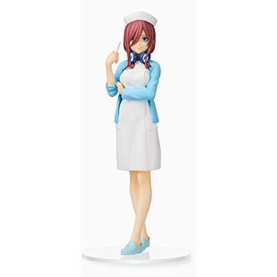 SEGA Miku Nakano Figura PVC Infermiera Ver. - Collezionabile - 21cm - Figure The Quintessential Quintuplets SEGA Miku Nakano Figura PVC Infermiera Ver. - Collezionabile - 21cm - Figure The Quintessential Quintuplets