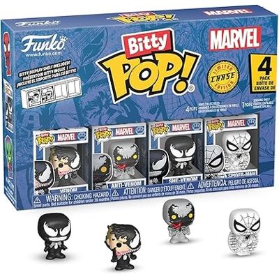 Funko POP - Funko Bitty Pop 4 Pack Marvel Spider-Man Venom Funko POP - Funko Bitty Pop 4 Pack Marvel Spider-Man Venom