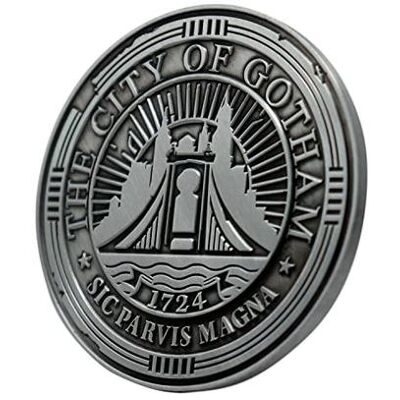 Fanattik - The Batman Gotham Metal Medallion Ltd Ed Fanattik - The Batman Gotham Metal Medallion Ltd Ed