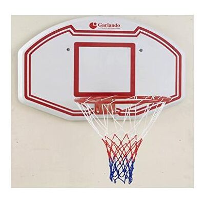 Garlando - Tabellone pallacanestro BA 10 Boston d.45 cm Bianco e Rosso Garlando - Tabellone pallacanestro BA 10 Boston d.45 cm Bianco e Rosso