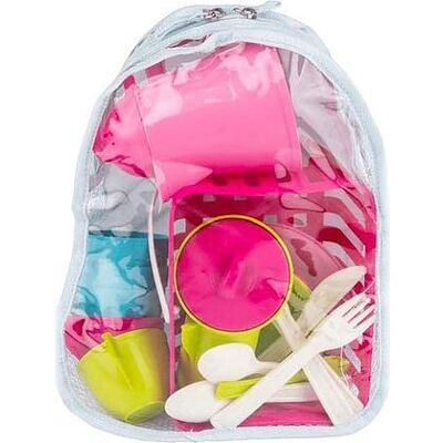 Set Picnic per Bambini di Androni Giocattoli con Zaino Set Picnic per Bambini di Androni Giocattoli con Zaino