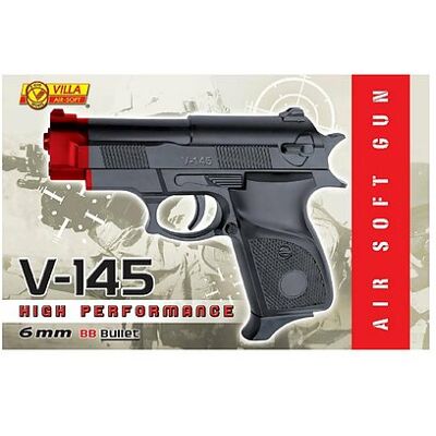 Villa Giocattoli - Pistola ad aria compressa Air Soft (V-145) Villa Giocattoli - Pistola ad aria compressa Air Soft (V-145)
