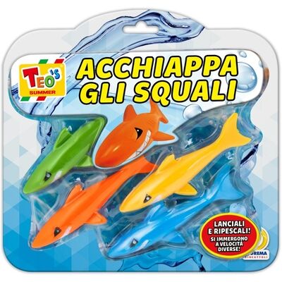 Teorema - Acchiappa Gli Squali 5pz Colorati Teorema - Acchiappa Gli Squali 5pz Colorati
