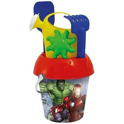 Adriatic - Secchiello + Innaffiatore Avengers cm 18 cm (86201) Adriatic - Secchiello + Innaffiatore Avengers cm 18 cm (86201)
