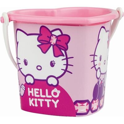 Androni - Secchiello A Forma Di Cuore Hello Kitty Con Manico Androni - Secchiello A Forma Di Cuore Hello Kitty Con Manico
