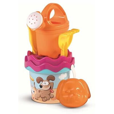 Androni - Set secchiello giochi da spiaggia Baby Crazy Dog (1324-DOG) Androni - Set secchiello giochi da spiaggia Baby Crazy Dog (1324-DOG)