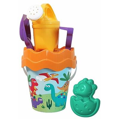 Androni - Set secchiello giochi da spiaggia Dinosauro (1335-DINO) Androni - Set secchiello giochi da spiaggia Dinosauro (1335-DINO)