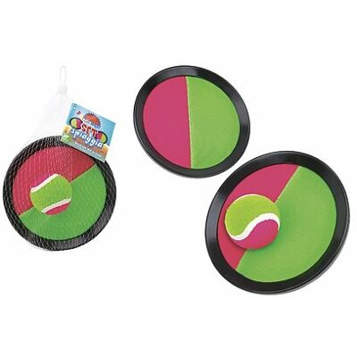 Globo - Set 2 tamburelli velcro cm 18,5 con pallina (41363) Globo - Set 2 tamburelli velcro cm 18,5 con pallina (41363)