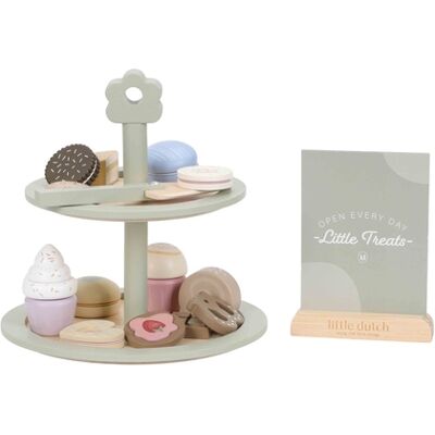 Little Dutch - Alzatina Porta Dolci Gioco In Legno (LD2503) Little Dutch - Alzatina Porta Dolci Gioco In Legno (LD2503)