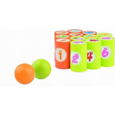 Androni - Gioco 12 barattoli con 2 palline Androni - Gioco 12 barattoli con 2 palline