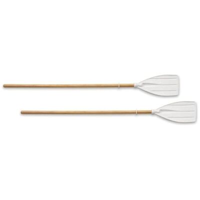 Adriatic - Coppia Remi 115cm D22 Manico In Legno A Pala Fissa Adriatic - Coppia Remi 115cm D22 Manico In Legno A Pala Fissa