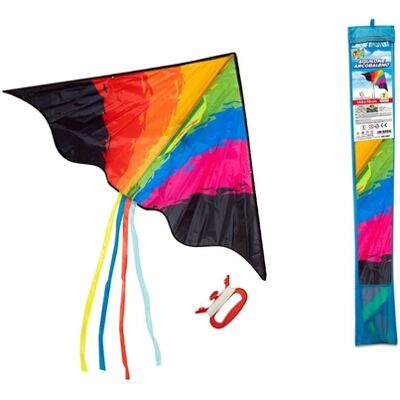 Teorema - Aquilone Arcobaleno Con Una Maniglia 140x70cm Teorema - Aquilone Arcobaleno Con Una Maniglia 140x70cm