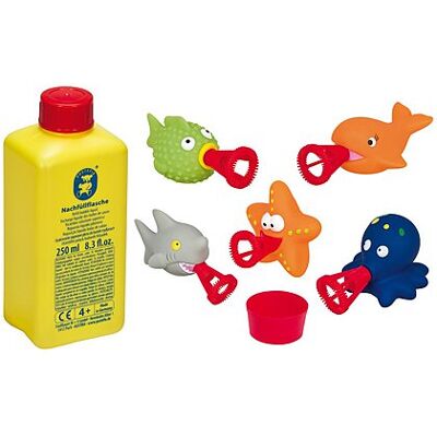 Set di bolle di sapone animali marini - 250ml Set di bolle di sapone animali marini - 250ml